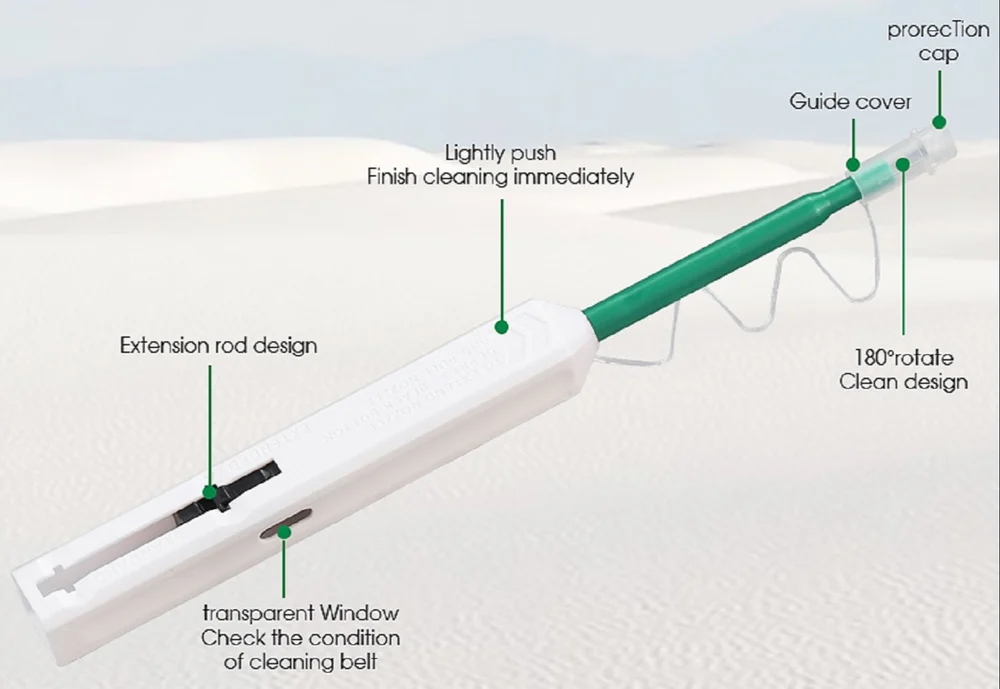 Fiber Optic Connector Cleaner – 2.5mm Cleaning Pen for SC/FC/ST port - Image 7