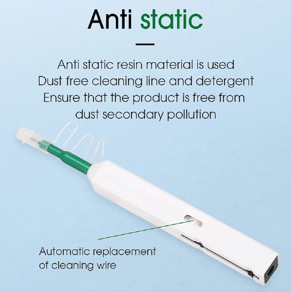 Fiber Optic Connector Cleaner – 2.5mm Cleaning Pen for SC/FC/ST port - Image 9