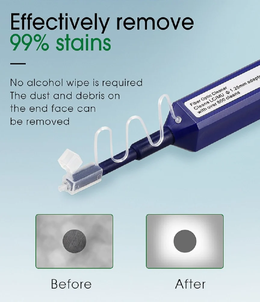 Optic Cleaner Pen – Manual Fiber Optic Cleaning Tool - Image 6