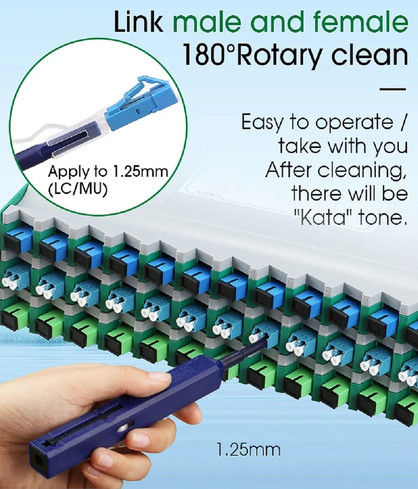 Optic Cleaner Pen – Manual Fiber Optic Cleaning Tool - Image 7