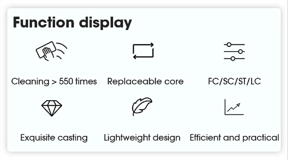 Fiber Optic Cleaner Cable Cleaning TooL - Image 11