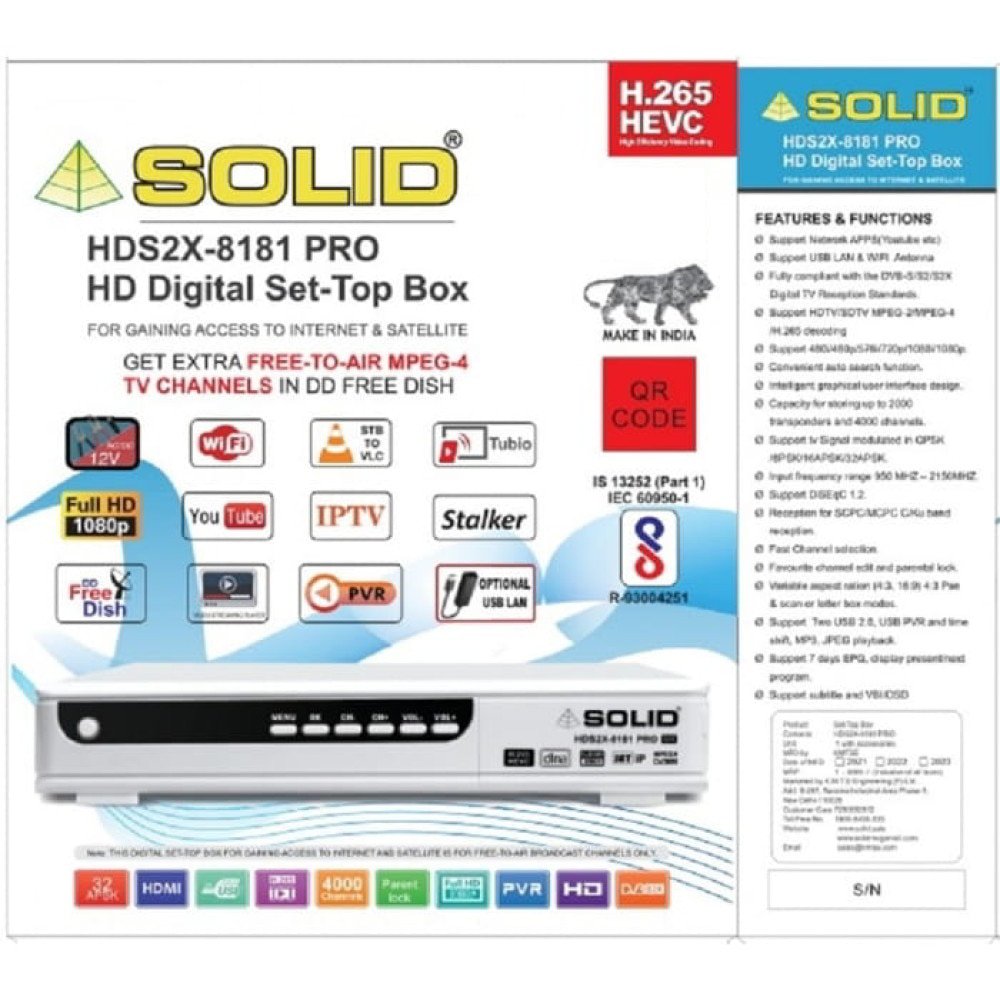 ANDROID TV BOX SOLID HDS2X-8181PRO - Image 4