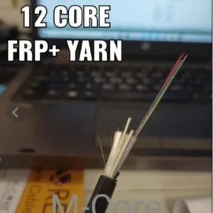 Optical Fiber Cable M-core 12 core FRP+Yarn 6 mm