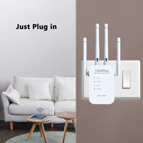 Match LB-Link BL-RE1200 AC1200Mbps WiFi Range Extender - Image 7