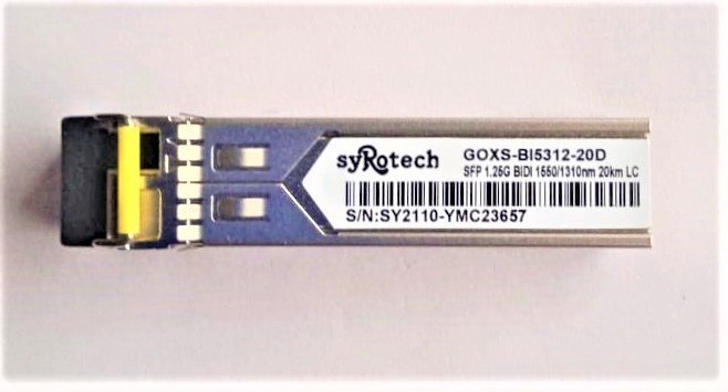Syrotech SFP BIDI 1.25G -GOXS Bi3512-20D andGOXS-Bi5312-20D-(Pair) - Image 4