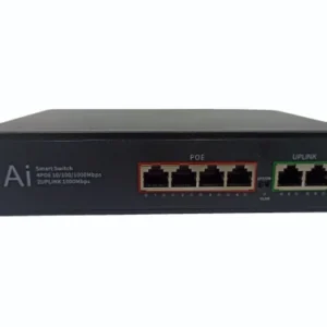 TRICOM POE 4+2 All Port Gigabit PoE Switch