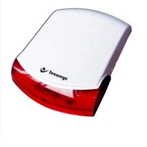 Secureye Wired Accessories Intrusion Alarm SR-11 Waterproof Outdoor Strobe Siren Alarm System