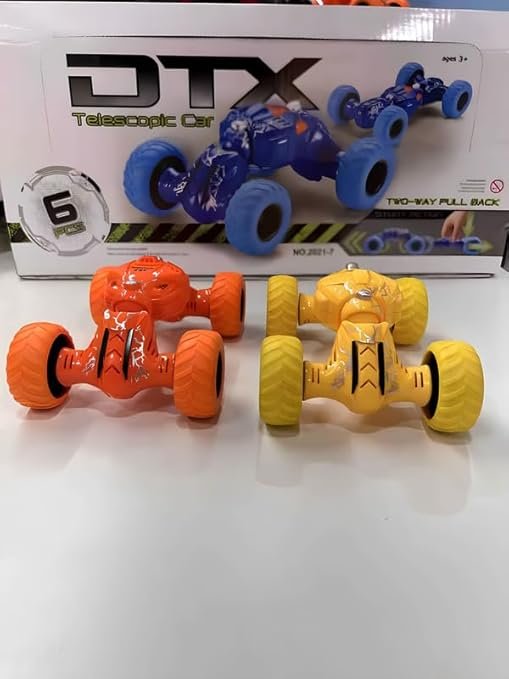 Cube Play Mini Dtx Telescopic Pull Back Car Toy for Kids