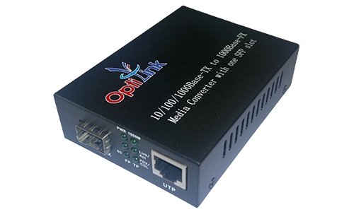 OptiLink OP-74050 GSFP Gigabit SFP Slot Media Converter