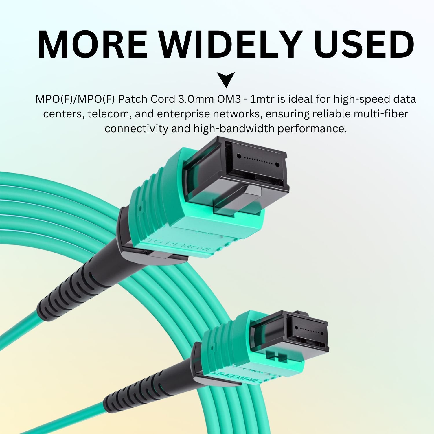 Optilink PATCH CODE MPO(F)/MPO(F) Patch Cord 3.0mm OM3 - 5mtr - Image 3