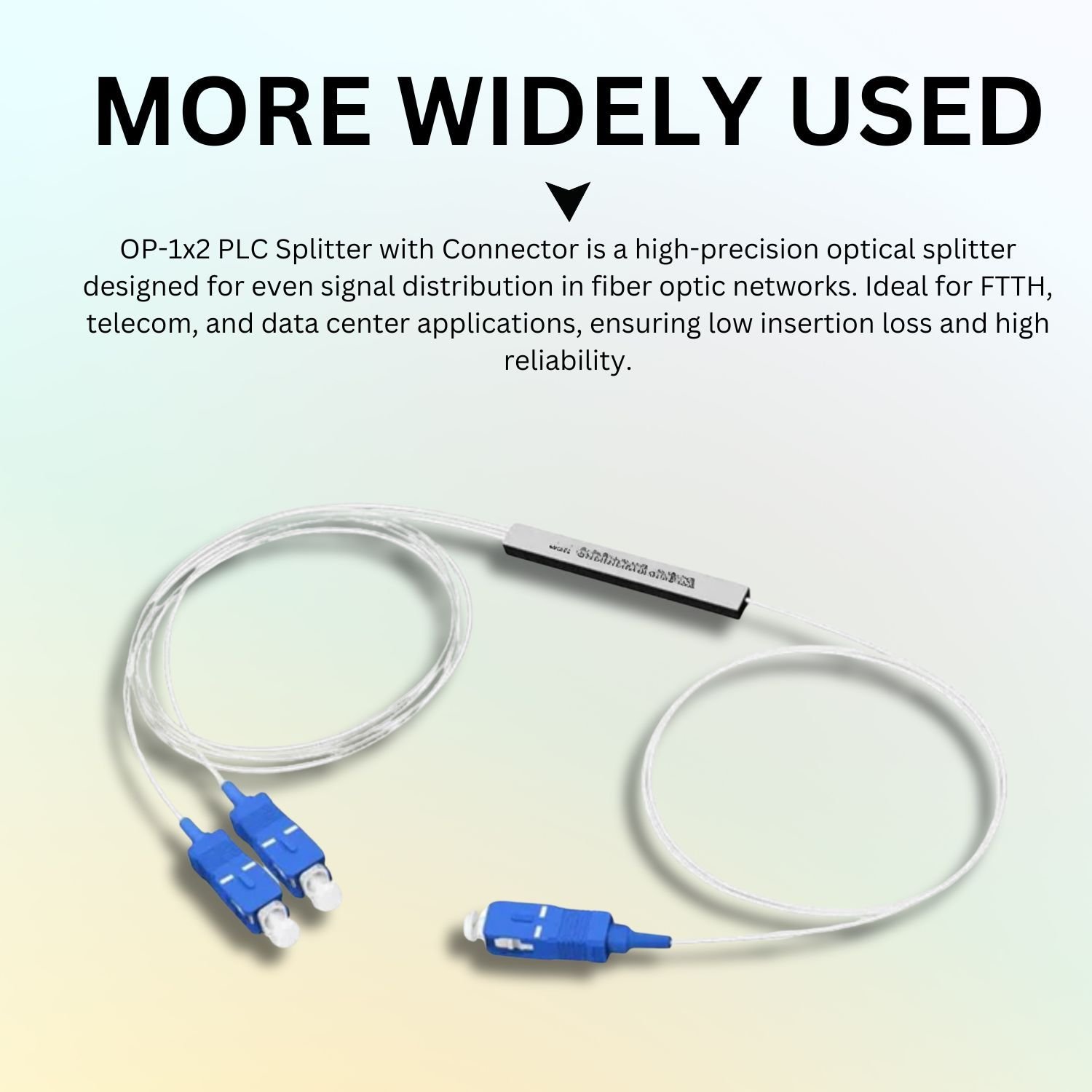 OptiLink OP-1x2 PLC SPLITTER WITH CON Connector (pack of 2) - Image 3
