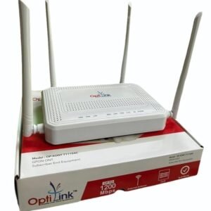 OptiLink XPON ONT -OP-XONT 71110AC-WV (2GE+WIFI-4 ANTENNA-2.4GHz/5GHz-1200Mbps) DUAL BAND