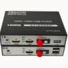 TRICOM HDMI Over Fiber Converter with USB + Separate Audio (1080p)