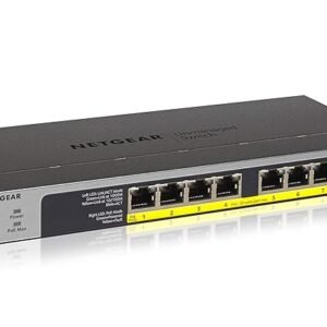 NETGEAR (GS108LP) 8-Port Gigabit Ethernet PoE+ Unmanaged Switch with FlexPoE (60W)