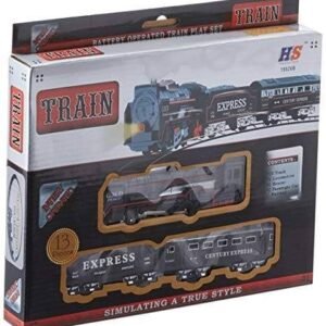 Large Battery Powered Musical Train Set for Kids