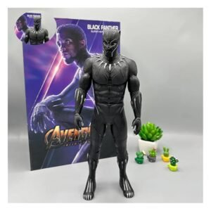 Black Panther Action Figure, Marvel Avengers Superhero Collectible Toy, Black Big Size 30CM