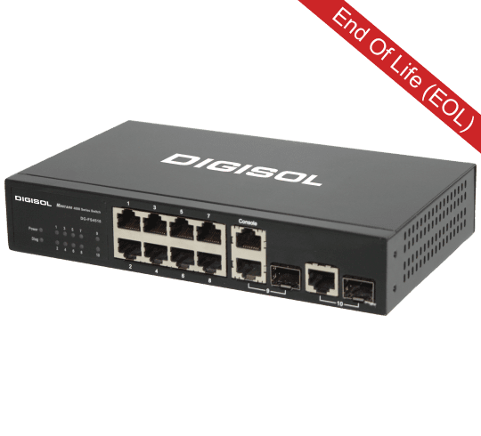 Digisol 8 Port Fast Ethernet Switch DG-FS4510