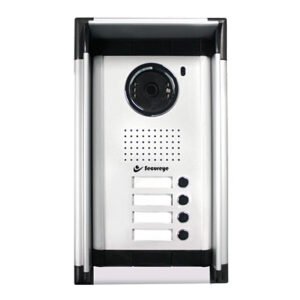 Secureye Video Door Phone S-C40P – 4 Button Villa Outdoor Station with Night Vision & Vandal