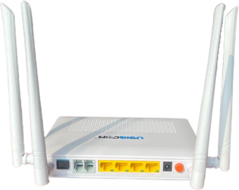 UBIQCOM 4GE + 2VOICE + DUAL-BAND WIFI GPON/XPON ONU Router UB5042 GVW-D dual-mode ONU