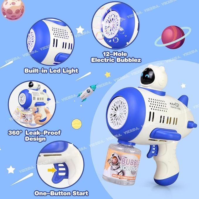 8 Hole Bubble Maker with 5000+ Bubbles 360° - Image 6