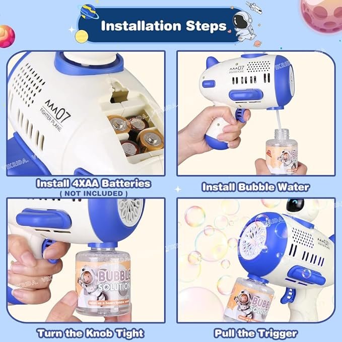 8 Hole Bubble Maker with 5000+ Bubbles 360° - Image 7