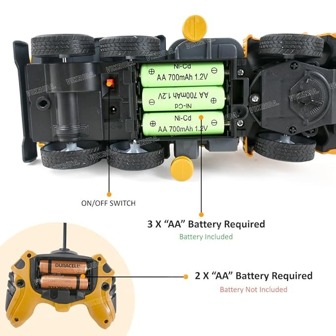 Remote Control Front Happy Mixer Truck Toy - Image 3