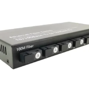 TRICOM 100mbps 6 Fiber & 2 Ethernet Media Converter SMSF 20KM