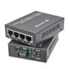 Secureye Media Converter S-4SMSF-FE 4 Port 10/100 Media Converter