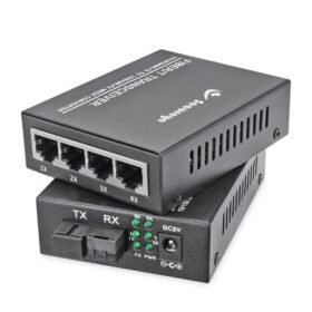 Secureye Media Converter S-4SMSF-FE 4 Port 10/100 Media Converter