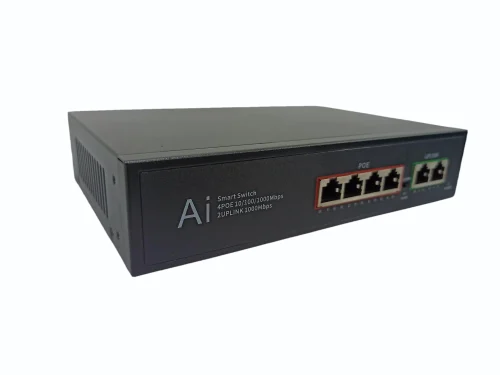 TRICOM POE 4+2 All Port Gigabit PoE Switch - Image 4