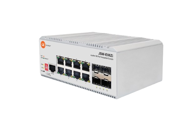 GX Jupiter E08ZI Network switch with 8 ports 10/100/1000 Mbps