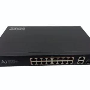 TRICOM POE 16+2+1 SFP Uplink Giga POE Switch