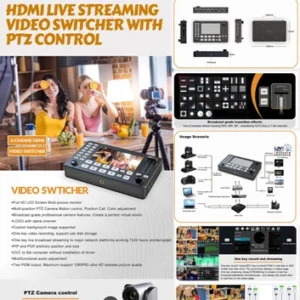 TRICOM TR-VS100 4ch Hdmi Video Switcher