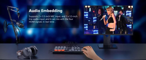 TRICOM 4K HD Video Switcher - Image 2