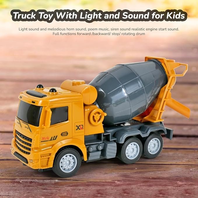 Remote Control Front Happy Mixer Truck Toy - Image 6