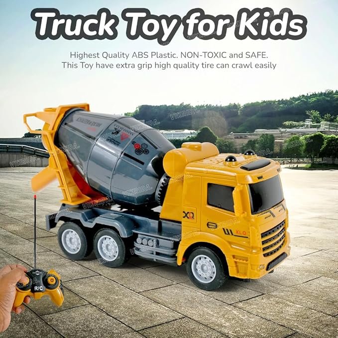 Remote Control Front Happy Mixer Truck Toy - Image 7