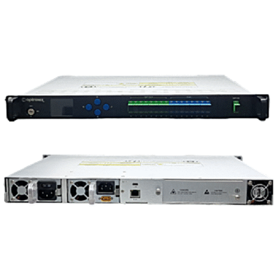 Optronix CATV EDFA 16.5×4 Dual Input – Model CE-0416+OSW
