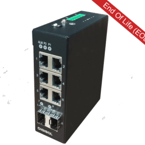 Digisol DG-IS1008F – 6 Port Fast Ethernet Unmanaged Industrial Switch with 2 SFP Ports