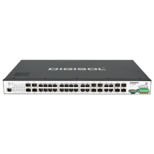 Digisol 24 Port L3-lite Stackable Managed Rack Mount Industrial Switch – DG-IS4628SE