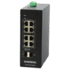 DIGISOL Managed Industrial Switch with 2 Gigabit SFP Ports and 8 Gigabit TX Ports – DG-IS4510E