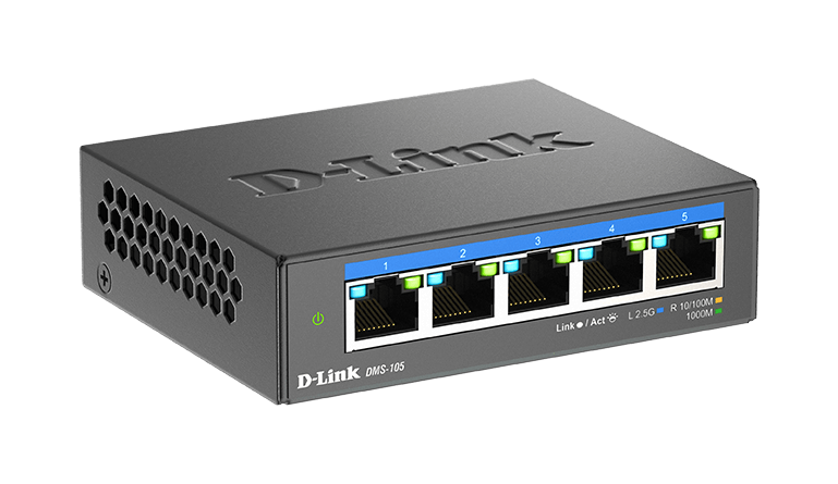 D-LINK DMS-105 5-Port 2.5G Multi-Gigabit Desktop Switch - Image 5