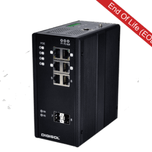 Digisol DG-IS4508HP – L2 Managed Din-Rail Industrial Ethernet Switch