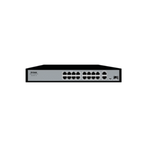 D-Link DES-F1018P-FE 16FE PoE + 2 gigabit Uplink & 1 SFP,250m PoE Switch