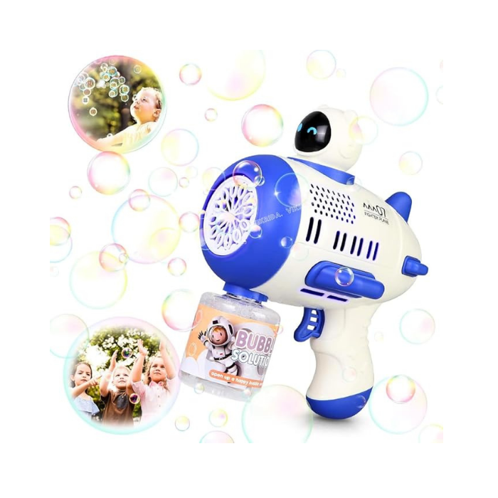 8 Hole Bubble Maker with 5000+ Bubbles 360°