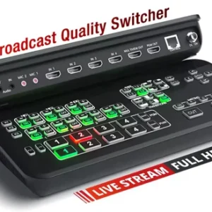 TRICOM 4 Port HDMI Video Switcher Live Streaming Switcher 1080p