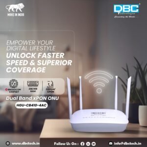 DBC Dual Band 1200Mbps XPON ONT Wifi Router with Voice Port HGU-CB410-4AC