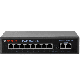 CP PLUS CP-SAVW-HPU8H2-96 10-Port PoE Network Switch