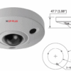 CP PLUS CP-UVC-EC4K08L2C-D 4K HDCVI IR Fisheye Camera