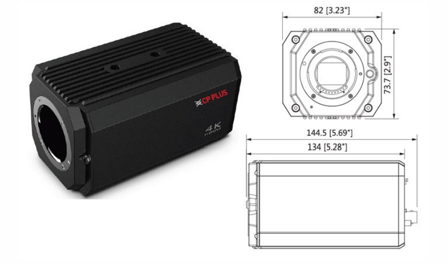 CP PLUS HDCVI Box Camera (CP-UVC-BC4K08C-D)