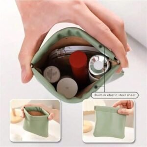 Magnetic Closure Mini Makeup Pouch
